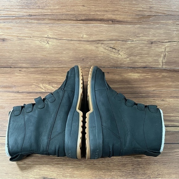 Sperry Maritime Cruz Black Leather Lace Up Ankle Boots Booties Women’s Size 7 - Picture 3 of 10